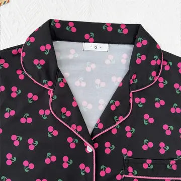 Black Cherry Pajama Set